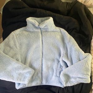Women’s fluffy zip up